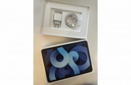 Eladó iPad Air 4 (64GB, Wi-Fi, Kék) + Apple Pencil 2 + tok – kiváló állapotban!