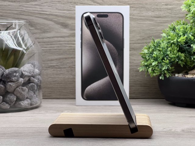 iPhone 15 Pro Max Natural Titanium 256GB 2 ÉV Garanciával Számlával Aksi 98%