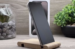 iPhone 15 Pro Max Natural Titanium 256GB 2 ÉV Garanciával Számlával Aksi 98%