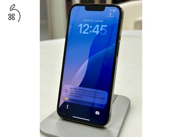 iPhone 13 Pro 128GB Grafit Független 88% Akku 3 Hó Gar + Beszámítás!