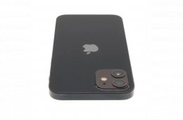 !! 1 ÉV GARANCIA !! Apple iPhone 12 128 GB Black 100%