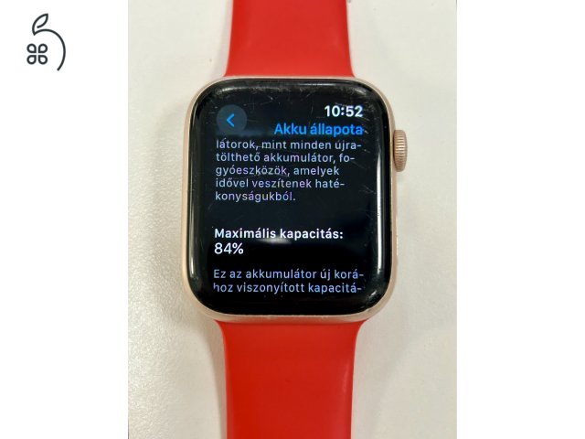 Apple Watch S4 44MM Rose Gold akku 84%!