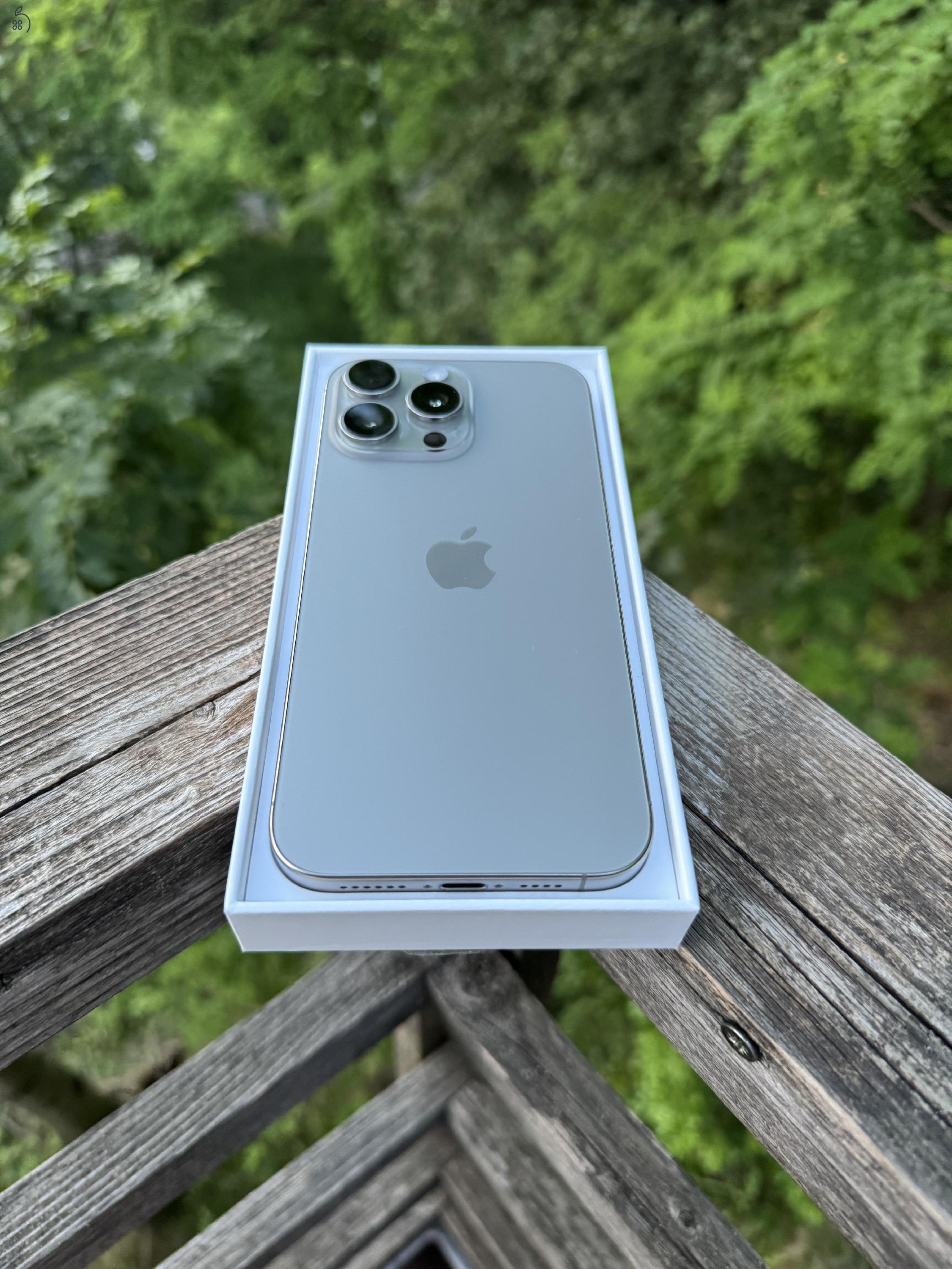 ÚJ - iPhone 16 Pro MAX 256 GB Natúr Titán - - Apple Garancia - 0 CIKLUS - 100% AKKU