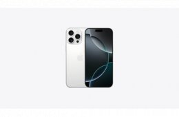 Új - iPhone 16 Pro MAX 256 GB White Titan - Bontatlan - Szolgáltatófüggetlen