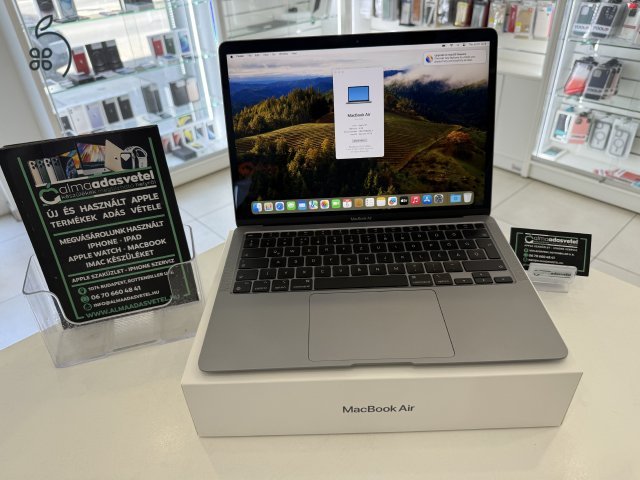 MacBook Air M1/8GB/256ssd/Újszerű/1-3 hónap gar./Akku 93%/p4289