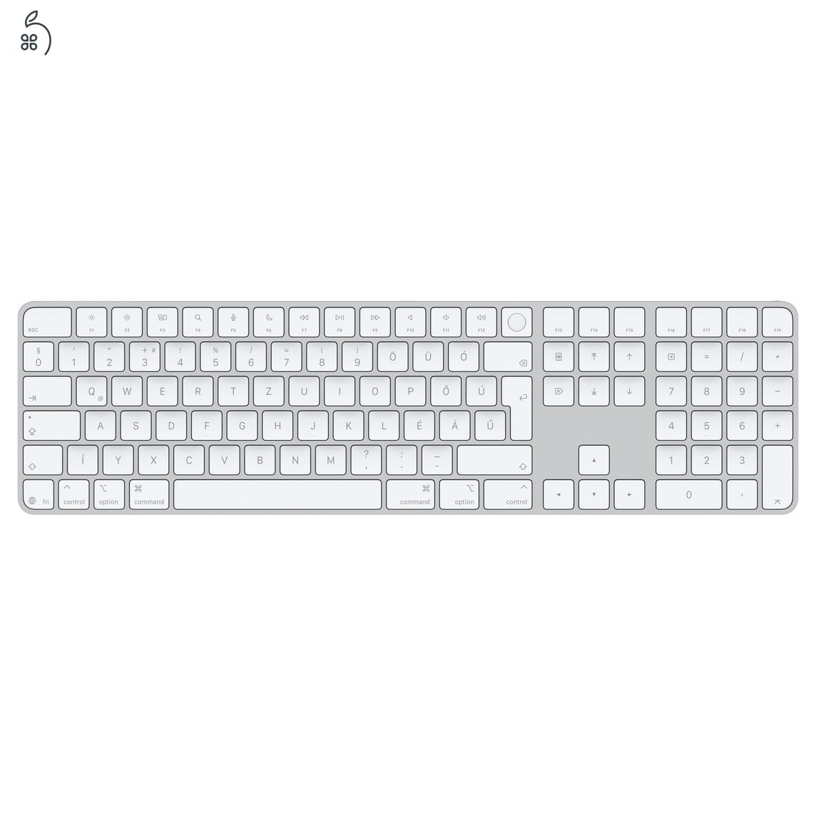 Magic Keyboard Touch ID-val és számbillentyűzettel  Apple chipes Mac-modellekhez (USB‑C) - magyar