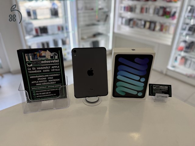 iPad Mini 6 64GB Cellular Független Újszerű/1-3 hónap gar./Akku 98%/p4291