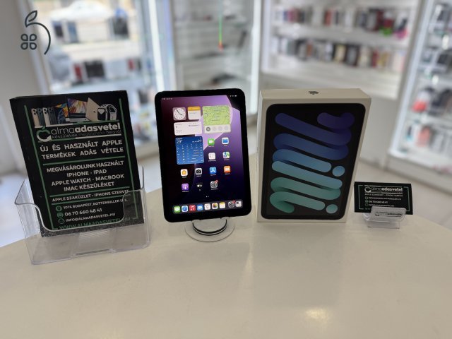 iPad Mini 6 64GB Cellular Független Újszerű/1-3 hónap gar./Akku 98%/p4291