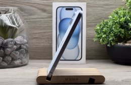 iPhone 15 Blue 128GB 2 ÉV Garanciával Számlával Aksi 99%