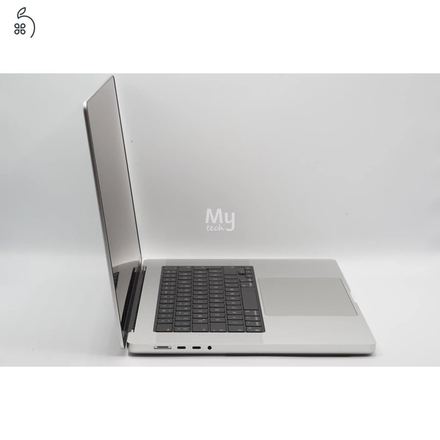 MacBook Pro 16 2021, M1 Max , 64 GB RAM, 10 core CPU, 24 core GPU, Silver 27% Áfás