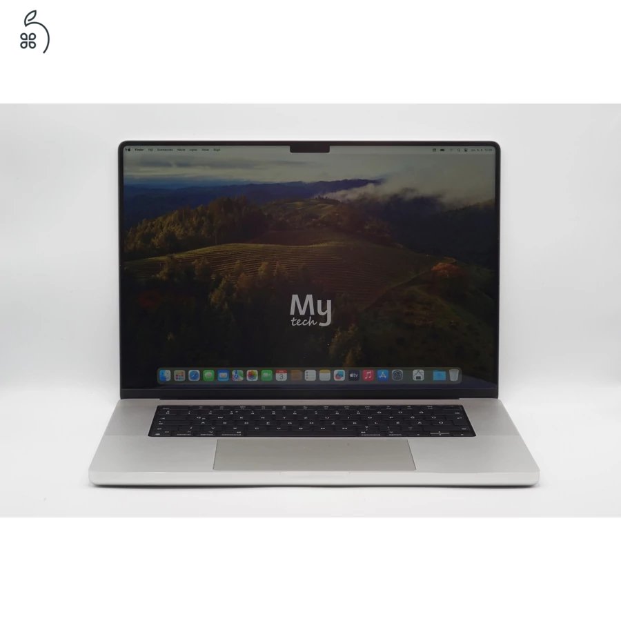 MacBook Pro 16 2021, M1 Max , 64 GB RAM, 10 core CPU, 24 core GPU, Silver 27% Áfás