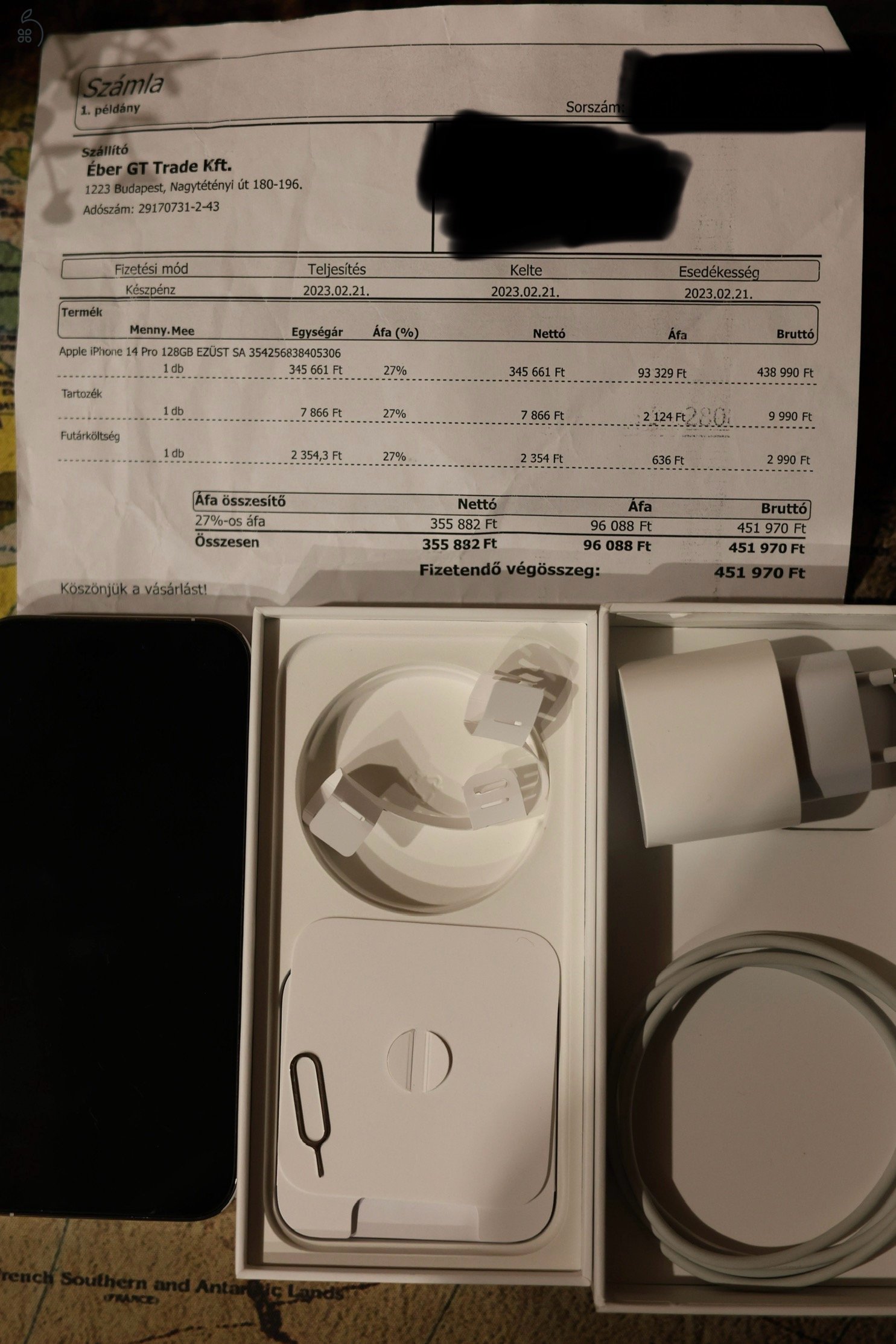 Iphone 14 pro független 128 gb 
