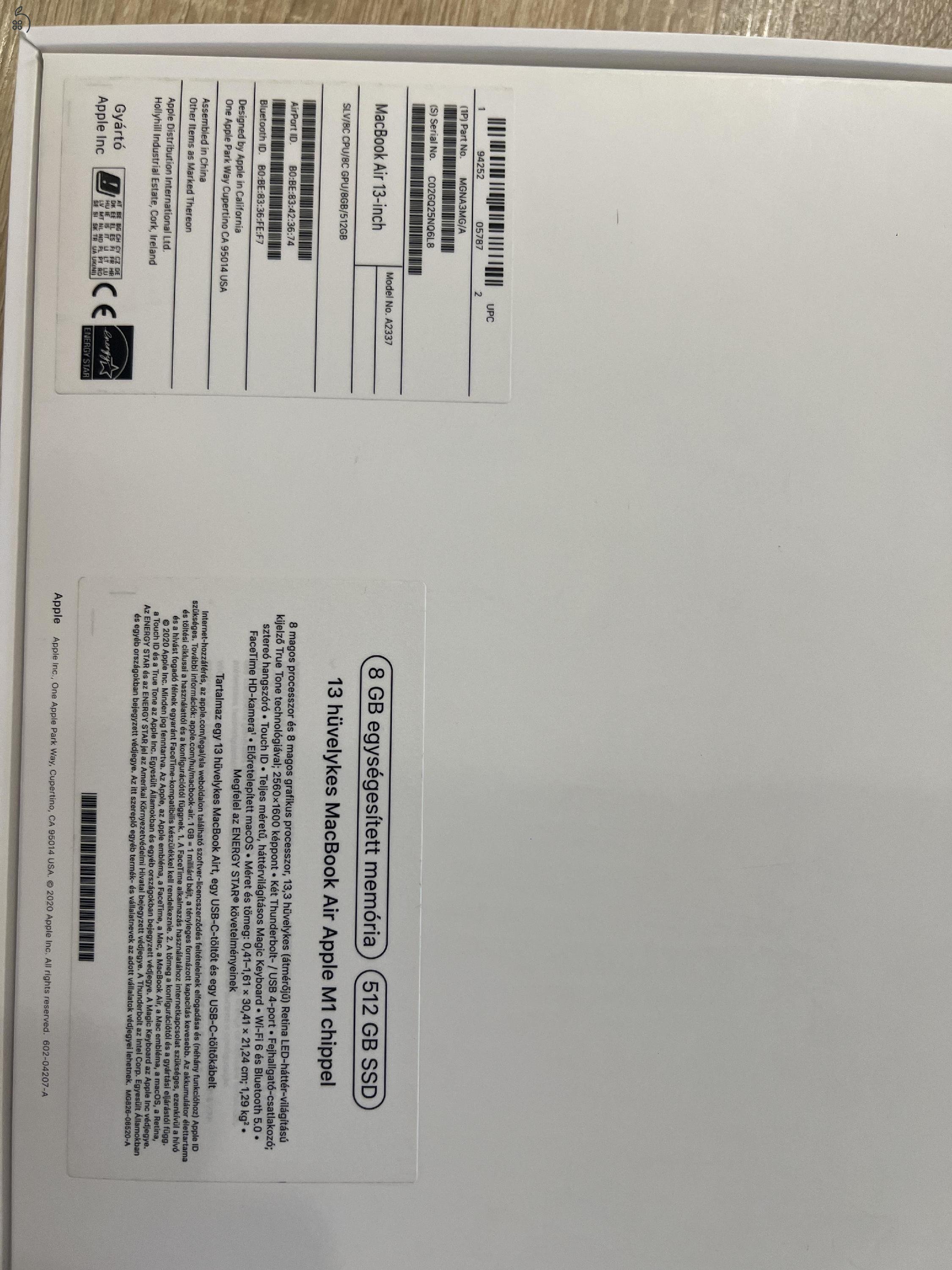 Apple MacBook Air 512GB Silver