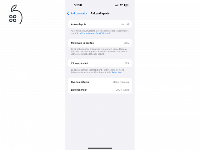 Eladó Apple iPhone 15 Pro 128 GB Tökéletes, Hibátlan Állapotban!