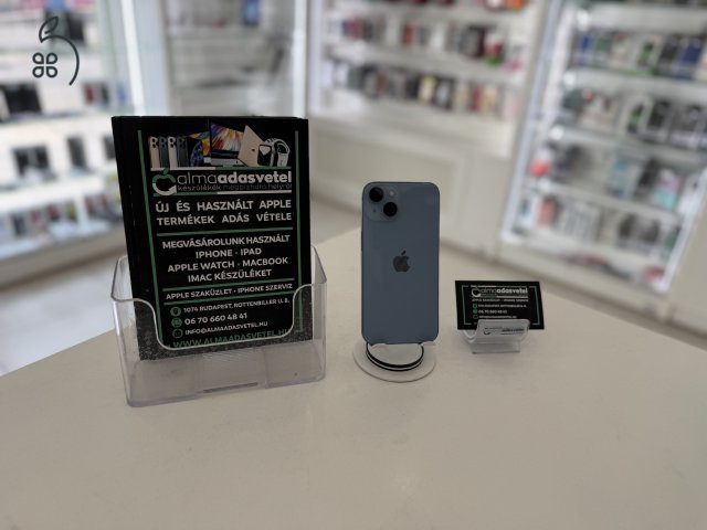 iPhone 14 256GB Független Újszerű/1-3 hónap gar./Akku 87%/p4294