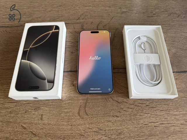ÚJ - iPhone 16 Pro MAX 256 GB Natúr Titán - - Apple Garancia - 0 CIKLUS - 100% AKKU