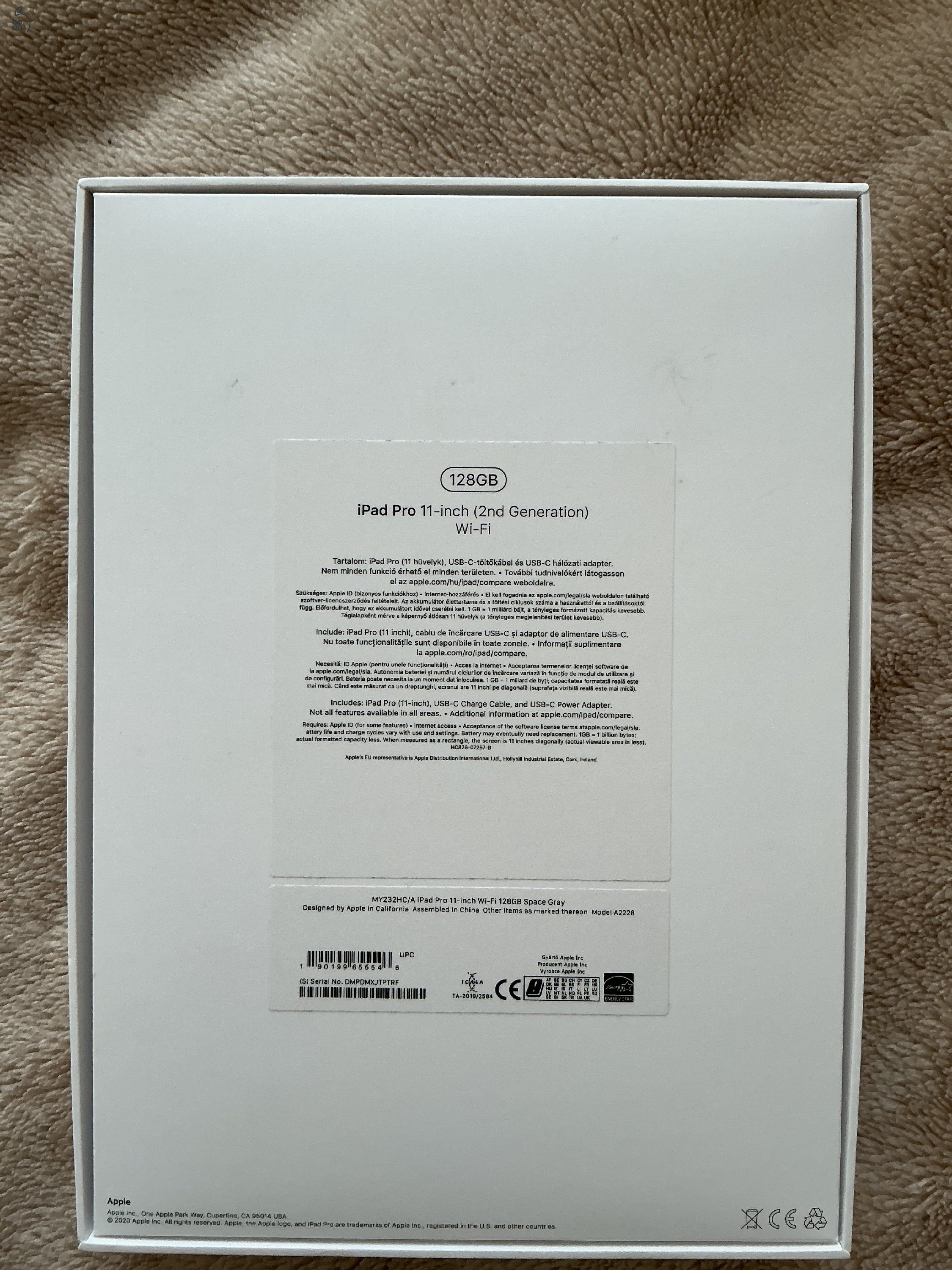 Apple Ipad Pro 11” (2020) 128 Gb WiFi (A2228)