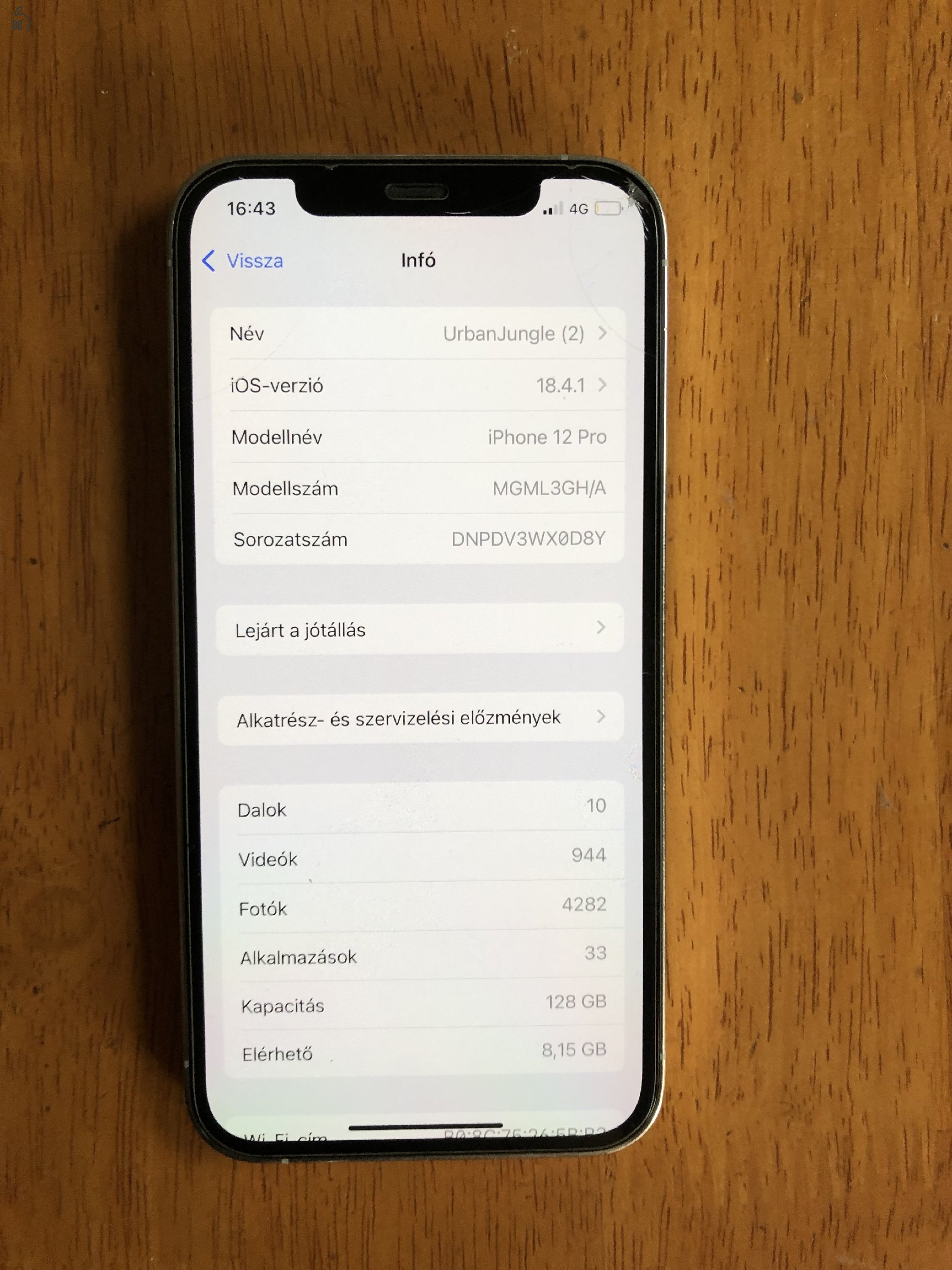 Iphone 12 Pro 128 gb - fehér, független