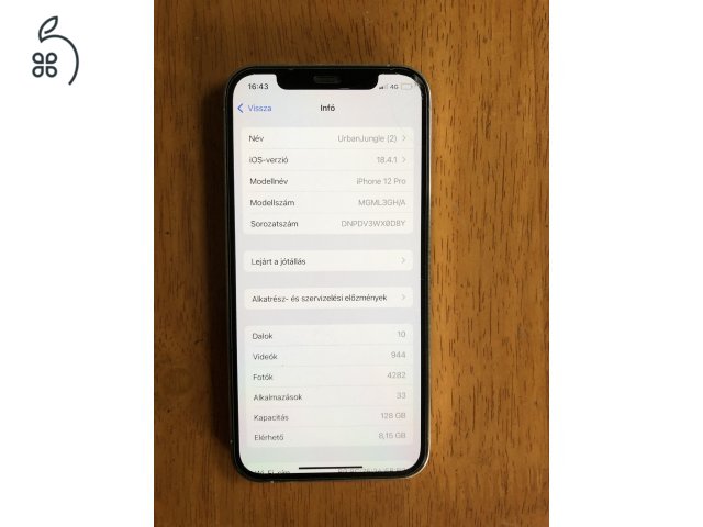 Iphone 12 Pro 128 gb - fehér, független