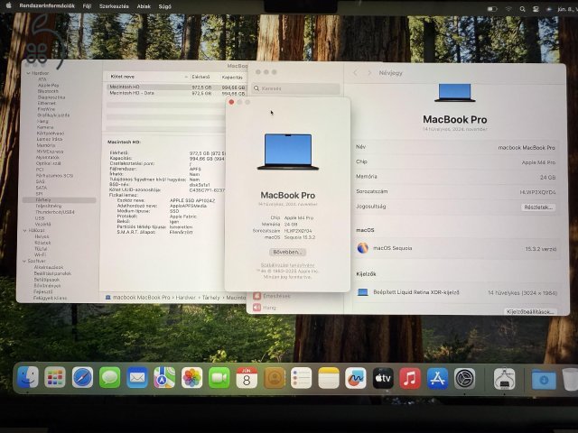 ÚJ !! MacBook Pro 14.2