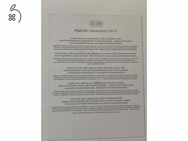 Apple iPad 6. generációs 32 GB