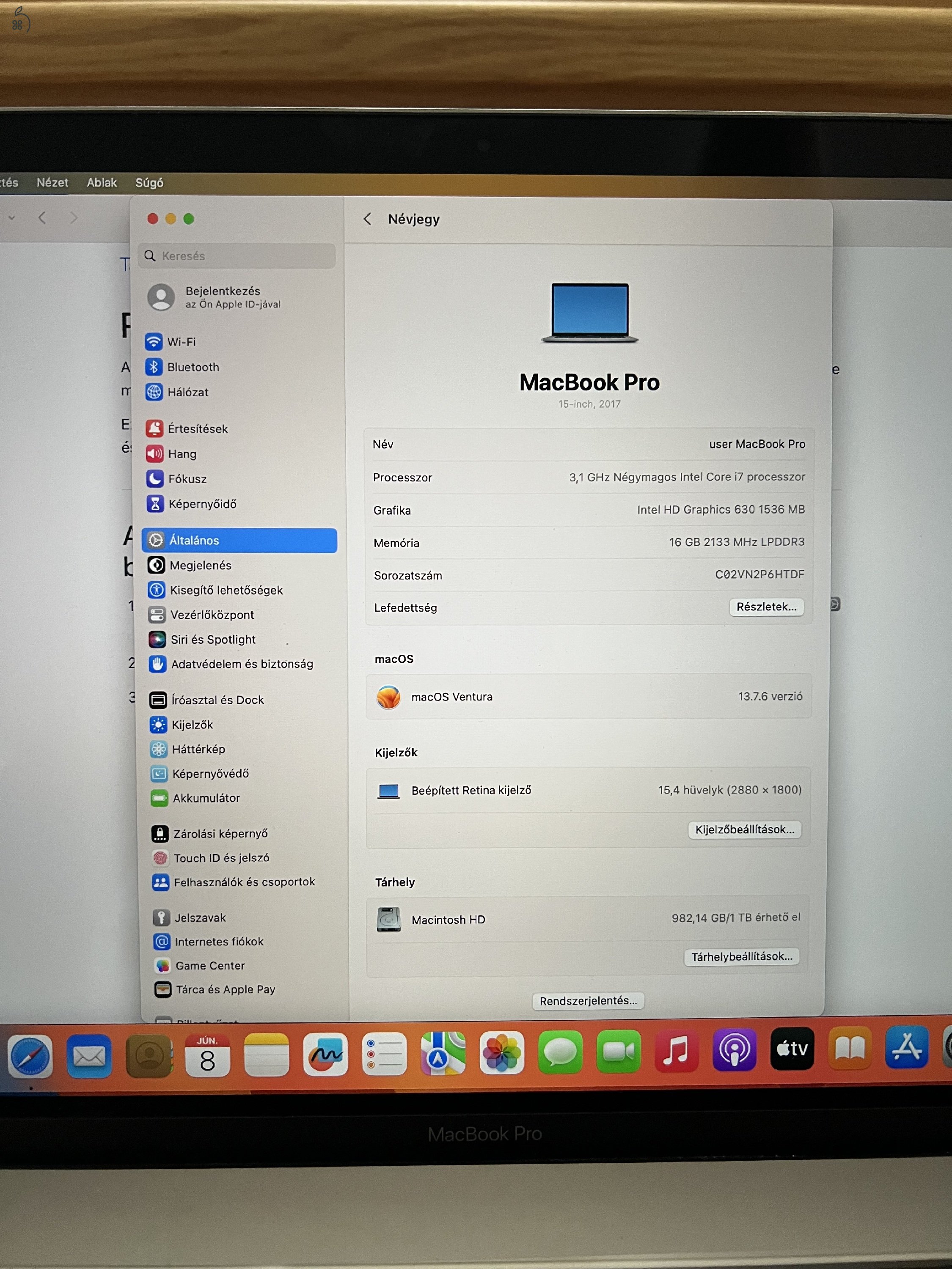 Retina Macbook Pro 15”
