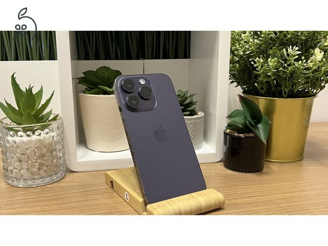  iPhone 14 Pro 128GB Lila, Független - Garancia, Számla 