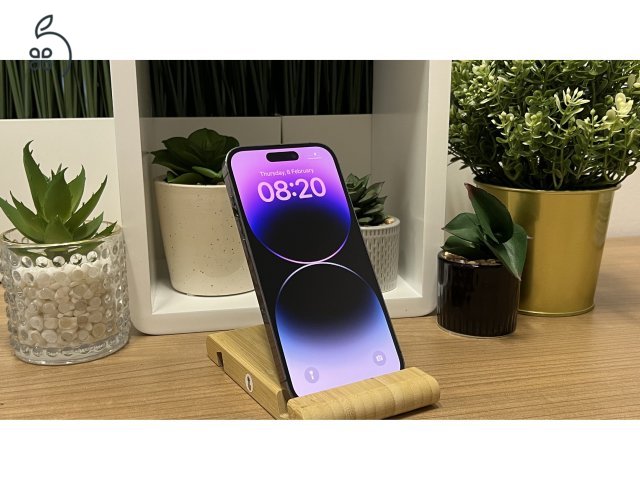  iPhone 14 Pro 128GB Lila, Független - Garancia, Számla 