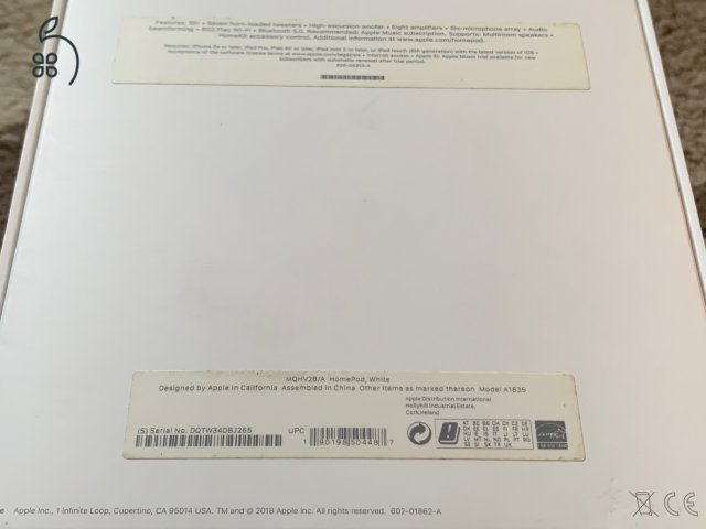 Fehér Apple HomePod (1. generáció) ELADÓ