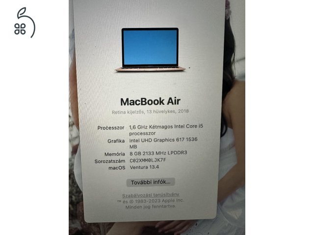 Rosegold macbook air 13