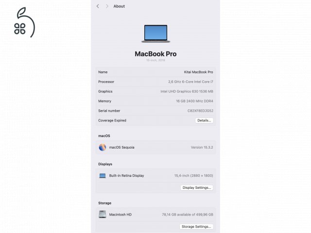 Macbook Pro 15