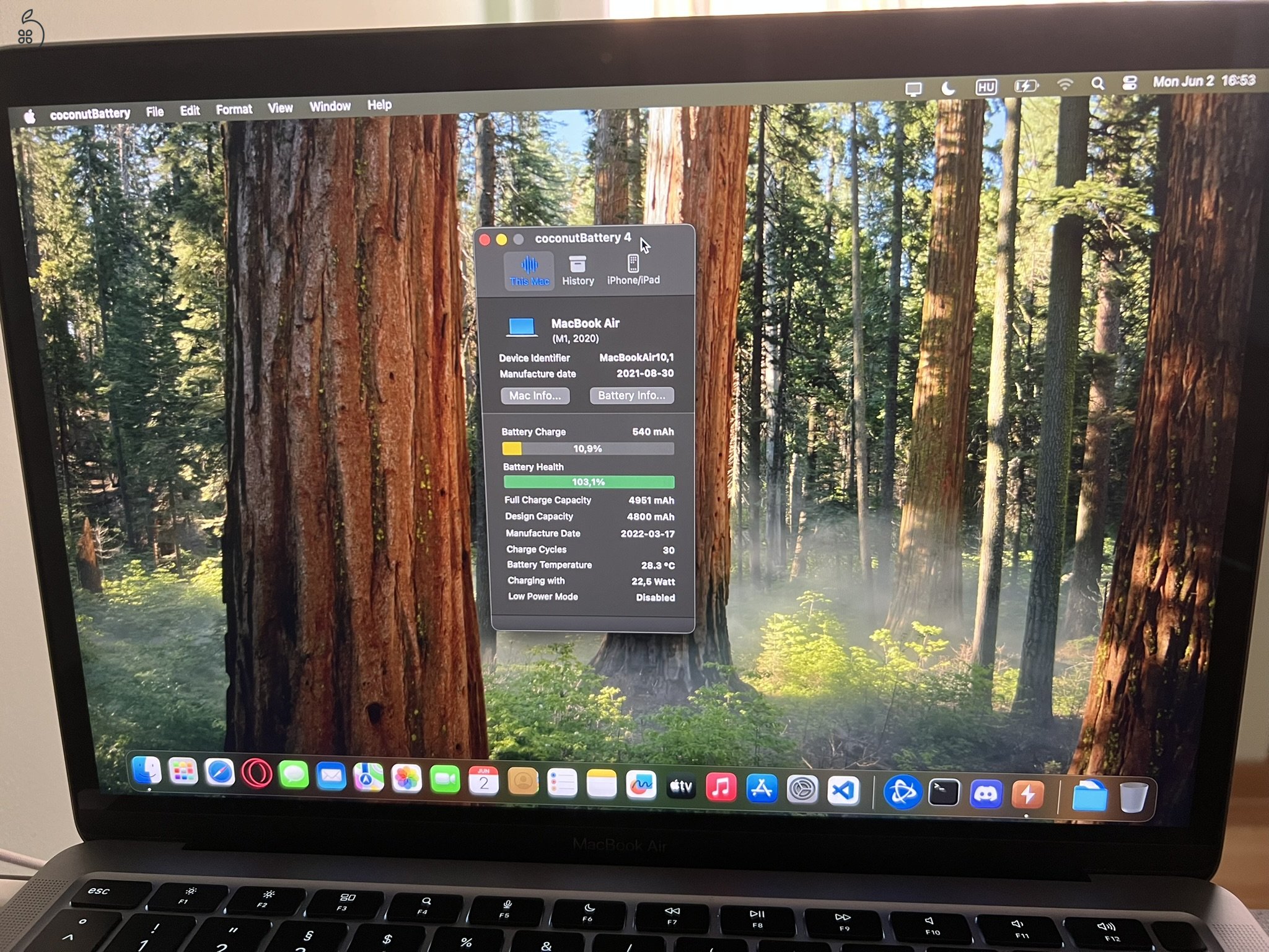 Macbook AIR 2020 M1