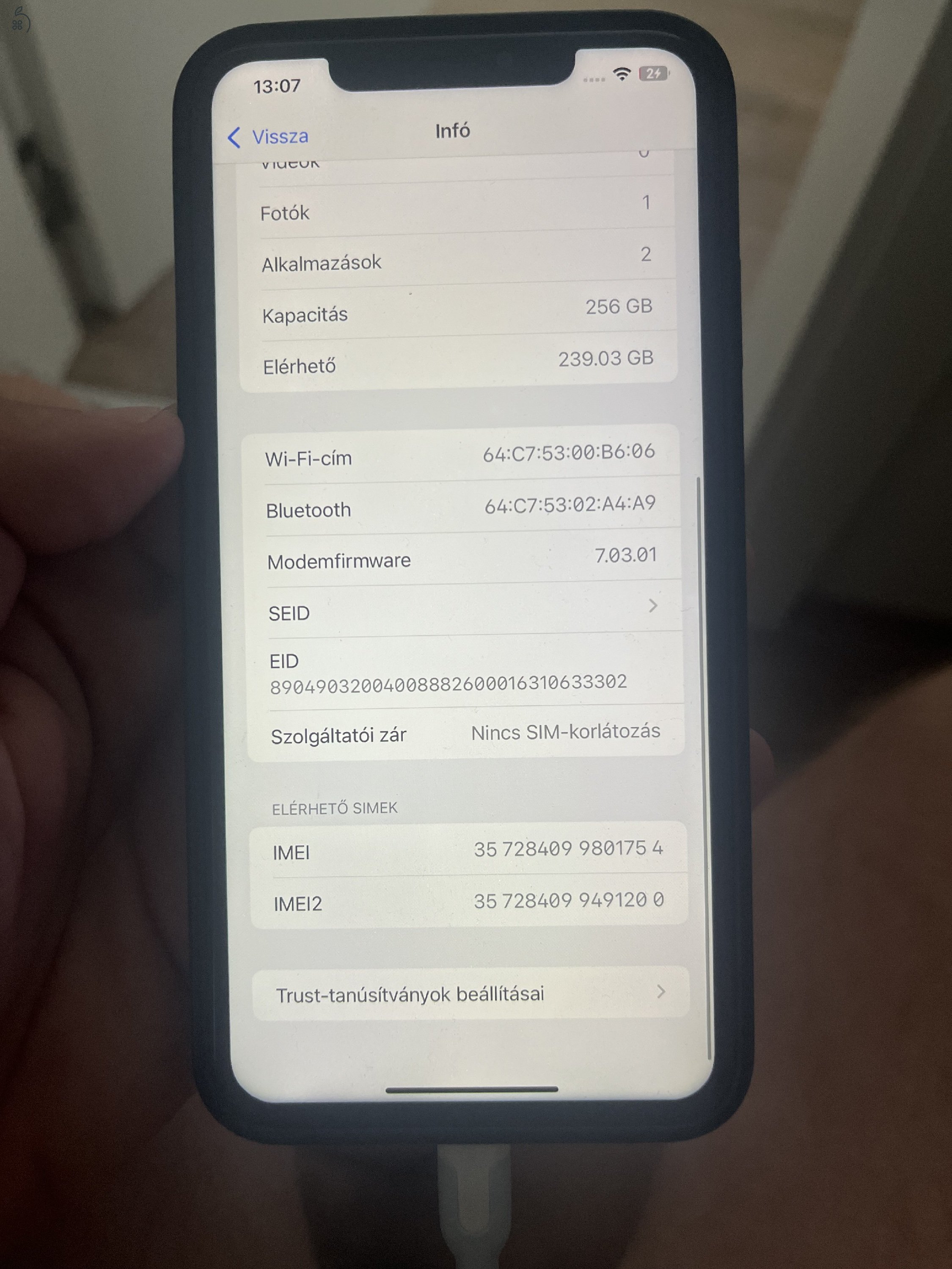 iPhone xs max 256GB
