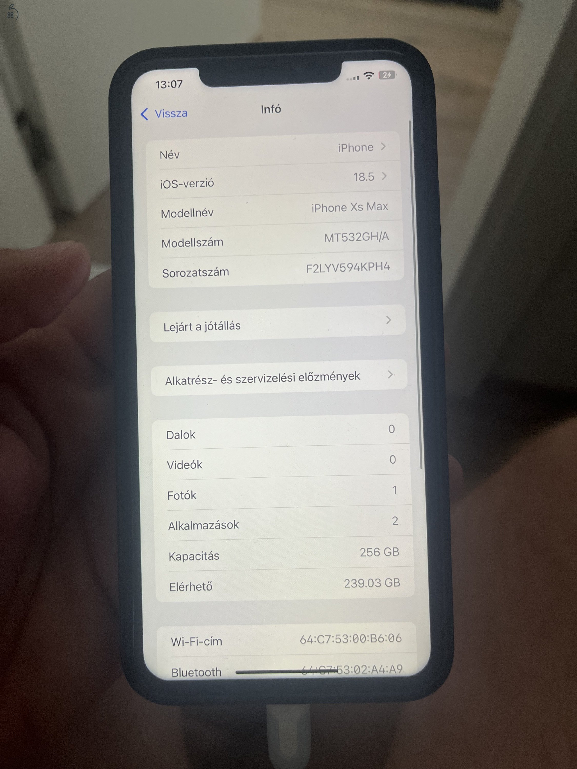 iPhone xs max 256GB
