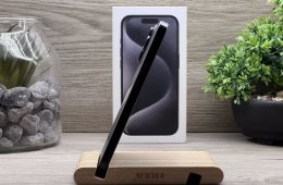 Hibátlan iPhone 15 Pro Black Titanium 128GB 2 ÉV Garanciával Számlával