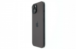 !! 1 ÉV GARANCIA !! Apple iPhone 15 128 GB Black 92%