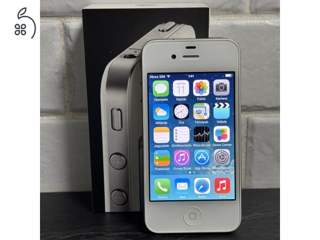 iPhone 4 White 8GB (Kártyafüggetlen)