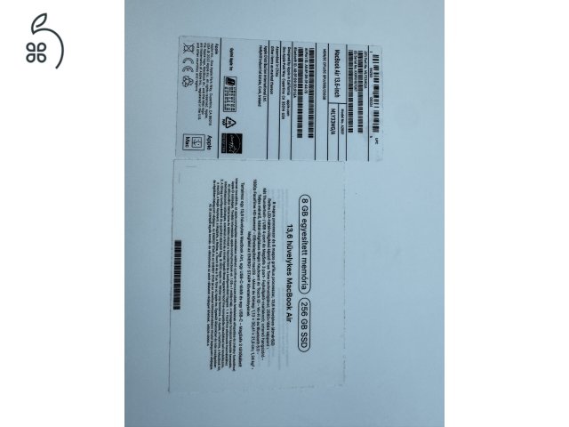 M2-es 13,6-os Air 100%-os gyári aksival