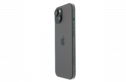 !! 1 ÉV GARANCIA !! Apple iPhone 15 128 GB Black 100%