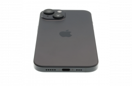 !! 1 ÉV GARANCIA !! Apple iPhone 15 128 GB Black 100%