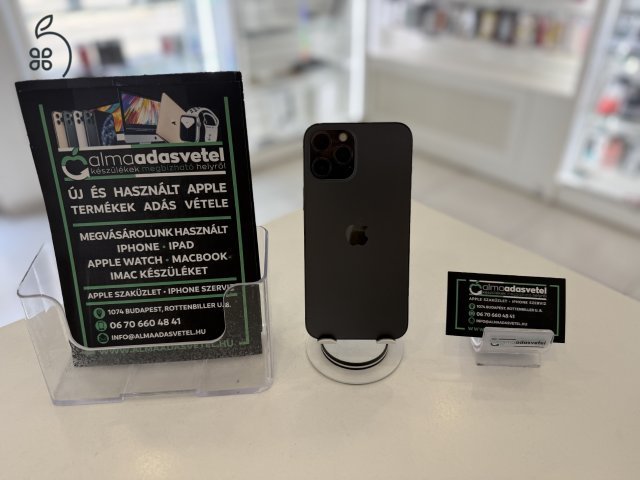 iPhone 12 Pro Max 128GB Yettel Újszerű/1 hónap gar./Akku 88%/p4297