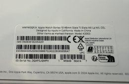 Apple Watch 10 46mm Titanium Cellular/Hibátlan/2026.03.06.Apple Gar./Akku 100%/p4298