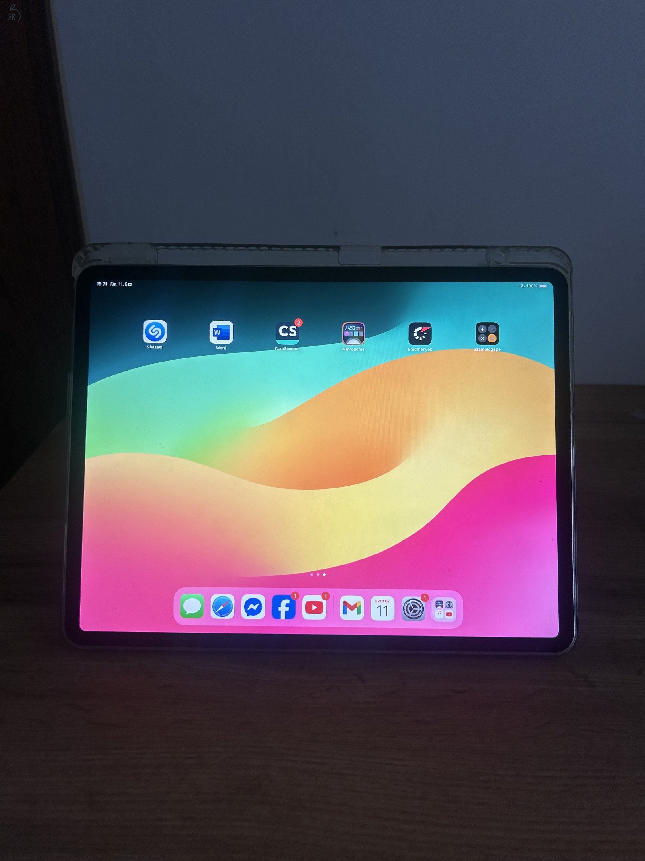 Ipad air 6. m2 13 “ Ezüst színű, 128Gb, 
