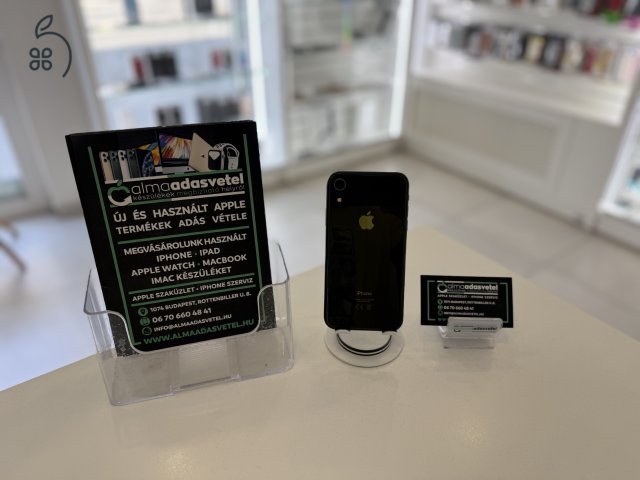 iPhone XR 128GB Vodafone Használt/1 hónap gar./Akku 87%/p4302