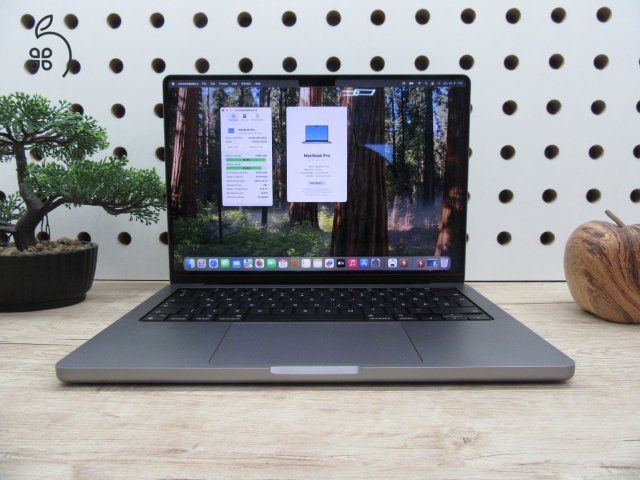  Apple Macbook Pro 14 M1 - 2021 - Használt, szép állapot - 1 Tb SSD 