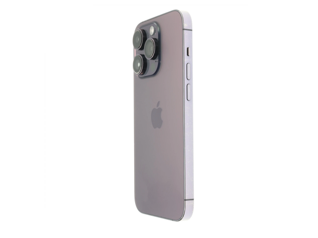 !! 1 ÉV GARANCIA !! Apple iPhone 14 Pro 256 GB Deep Purple 100% – ESIM