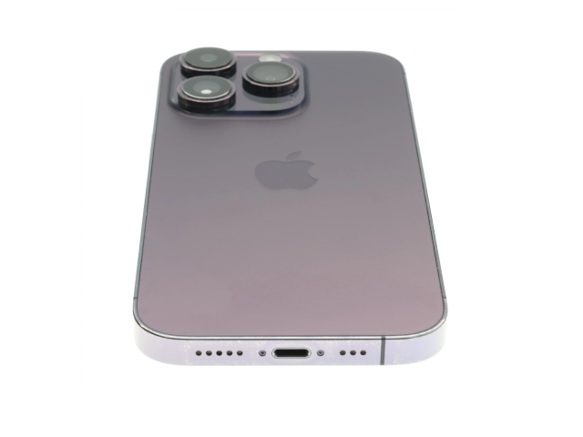!! 1 ÉV GARANCIA !! Apple iPhone 14 Pro 256 GB Deep Purple 100% – ESIM