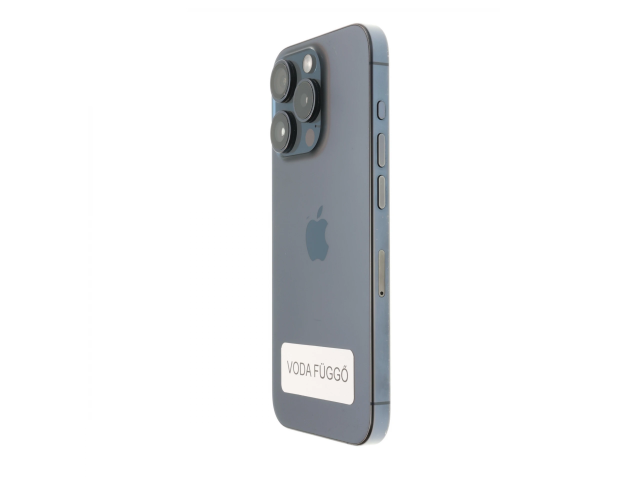 !! 1 ÉV GARANCIA !! Apple iPhone 15 Pro 256 GB Blue Titanium 90%