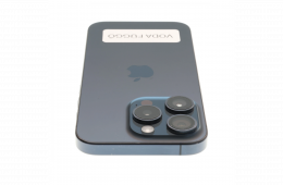 !! 1 ÉV GARANCIA !! Apple iPhone 15 Pro 256 GB Blue Titanium 90%