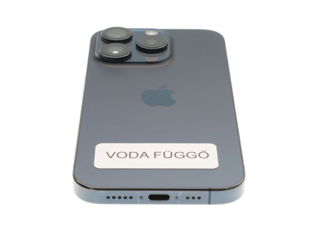 !! 1 ÉV GARANCIA !! Apple iPhone 15 Pro 256 GB Blue Titanium 90%